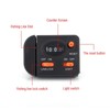 Fishing line counter, clip on fishing line counter, black. Suitable