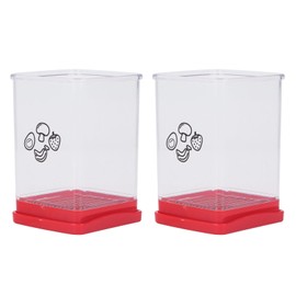 Fruit and Vegetable Speed Cutter with Push Plate Stainless Steel Blades Cup Cutter for Egg Banana Strawberry 2 Pcs