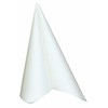 50 Apartina Napkins Fabric-Like Airlaid, Plain, White, Size 40 x