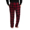 DG Hill Mens PJ Pajama Bottoms Fleece - Plaid Lounge