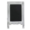 15 inch Mini Tabletop Wooden A-Frame Double-Sided Slate Chalkboard Sign