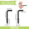 UFURMATE Screw Hooks 5/8" L Shaped Hooks Screw In Right