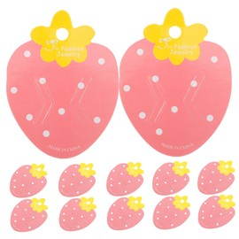 Beavorty 100pcs Hairpin Cards for Hair Decorations Hair Clips Display Cardboard Holders Business Cards Clip Packaging Elegant and Simple Design