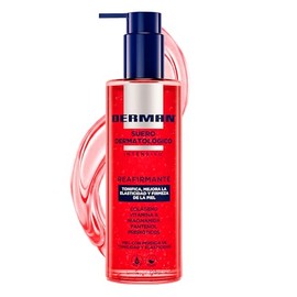 DERMAN Suero Corporal Reafirmante Dermatológico con Colágeno y Niacinamida para Elasticidad y Firmeza de la Piel, Enriquecido con Vitamina A, Pantenol y Prebióticos, Rápida Absorción, 320 ml