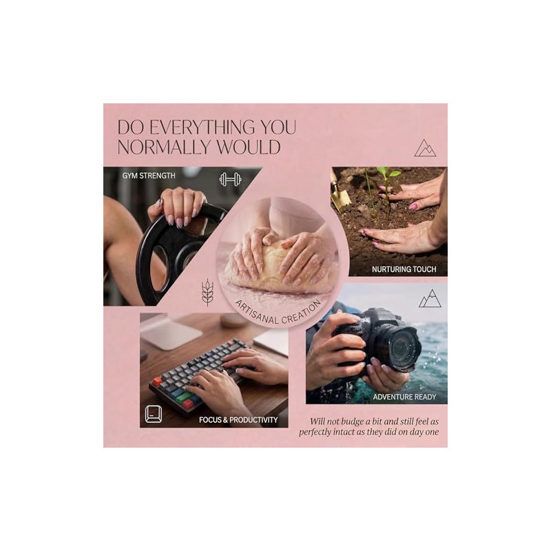 Vansiho 30 uñas postizas de punta francesa, almendradas y ovaladas