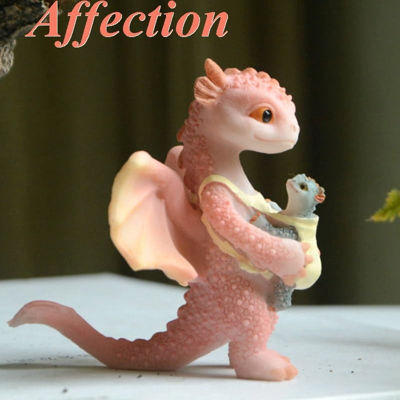 Gemmia Miniature Garden Fairy Dragon Figurine- Going forward Dragon Statue