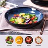 LERATIO Large Pasta Bowls,38oz Ceramic Pasta Bowls,9.0" Reactive Glaze Pasta