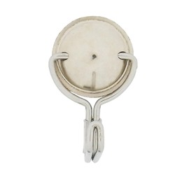 Mitsuya MMH-16 Metal Magnetic Hook, Super Strong, Load Capacity 35.5 lbs (16 kg), Silver