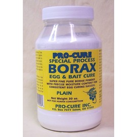 Pro-Cure Borax Egg and Bait Cure Powder, 30 Ounce, Plain White