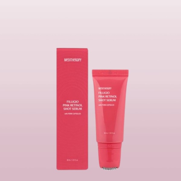 Philizio Pink Retinol Shot Serum 30ml 1 unit, all-in-one roller