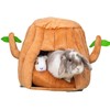 Hopp'd™ Tree Stump Hidey - Washable 2-in-1 Cute Fleece Vegan