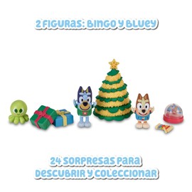 Bluey - Advent Calendar with 24 Pieces, Includes Figures from the Series and Accessories, for Boys and Girls from 3 Years, Famous (BLY54000)