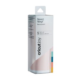 Cricut Smart Permanent Vinyl (5.5in x 12(5), Beachside Sampler) for Joy machine - matless cutting for shapes up to 4ft, & repeated cuts up to 20ft