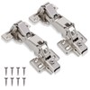 2 Pack 165 Degree Full Overlay Kitchen Cabinet Hinges,Soft Close
