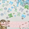 400PCS Multi Shapes 3D Resin Nail Art Charms - Flower,