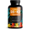 Vitamin D3 + K2 Gummies 60x with 1000 IU Vitamin