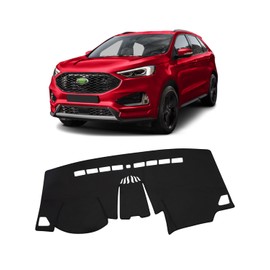 FIILINES Dash Cover for Ford Edge 2015-2025, Dashboard Cover Edge Accessories Dashboard Mat Sunshade Nonslip Mesh Protector No Glare Black