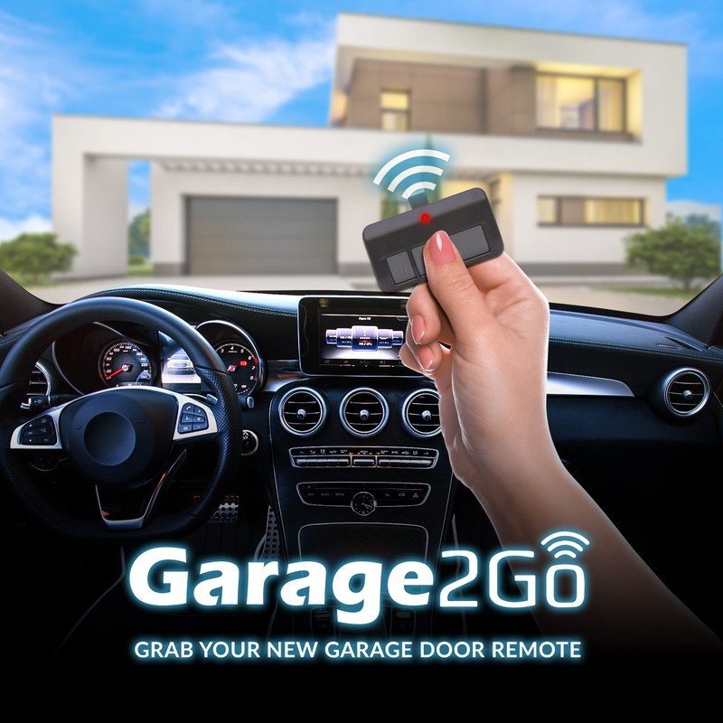 Garage2Go Garage Door Remote Replacement for Sears/Craftsman/Liftmaster Opener 893LM (Multi-Function,