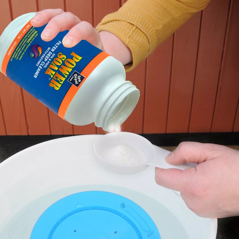 Power Soak Hot Tub Filter Cartridge Cleaner for Spa &