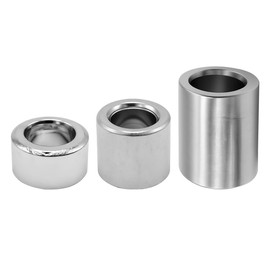 TNAIYH 3PCS M12 Motorcycle Wheel Axle Spacer, Steel 15mm 20mm 27mm Sleeve Bushings Axle Spacer, Dirt Wheel Accessories, Compatible with 110cc 125cc 140cc Pit Quad Dirt Bike ATV