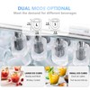 Ice Maker Nugget, Portable Smart Countertop Ice Maker Machine with