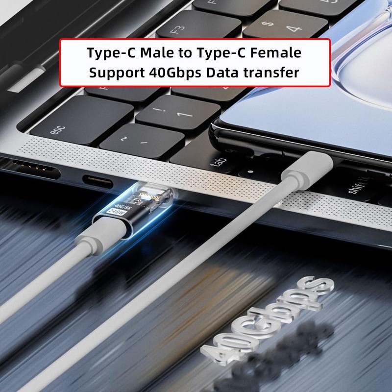 CY 3 Pieces/Lot Type C Smart LED USB-C to USB