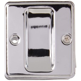idh by St. Simons 25410-026 Premium Quality Solid Brass Pocket Passage Door Pull, Polished Chrome