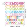 Large Number Stickers Set of 3 Waterproof Number Stickers Large