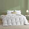 TOPGREEN Feather Down Fiber Comforter King Size, Extra Fluffy Duvet