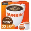 Dunkin' Original Blend Medium Roast Coffee, 22 Keurig K-Cup Pods