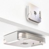 Mac Mini Under-Sink Bracket Shelf Holder Wall Mount White
