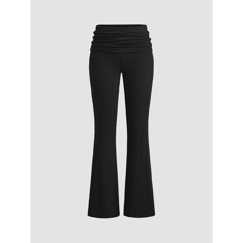 CIDER Flare Leggings for Women Low Waist Flared Trousers Jersey