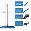 Matthew Cleaning Commercial Quick-Change Dust Mop Handle with Clip-on Metal