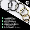 Ganzoo O-Ring Steel, Pack of 10, 28 mm Outside, Welded,