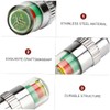 ULTECHNOVO 1set Car Tire Pressure Monitor Caps Valve Caps Tyre