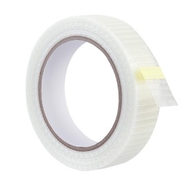 ZZJMCH Clear Filament Duct Tape, Heavy Duty Tape, High Performance Weather Resistant Tape for Sealing, Shipping, Packing, Residential, Commercial and Industrial Uses (1 in x 33 Yards)