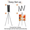 REALWAY 63" Folding Easel Stand for Display,Adjustable Floor Poster Easel