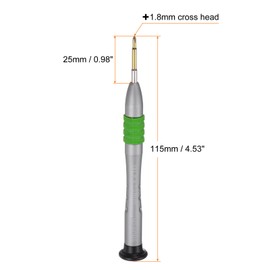 HARFINGTON Precision Phillips Screwdriver 1.8mm Magnetic Cross Head Mini Pen Style Screw Driver with Non-slip Handle for Eyeglasses Watch Laptop Electronic, Green
