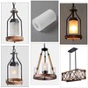 Voguad Frosted Glass Lamp Shade 2 Pack, Cylinder Glass Shade