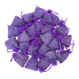 Lavande Sur Terre French Lavender Sachets for Drawers and Closets Fresh Scents, Set of 24, Home Fragrance Sachet for Wardrobes Closets, Purple, LV-C-24-1