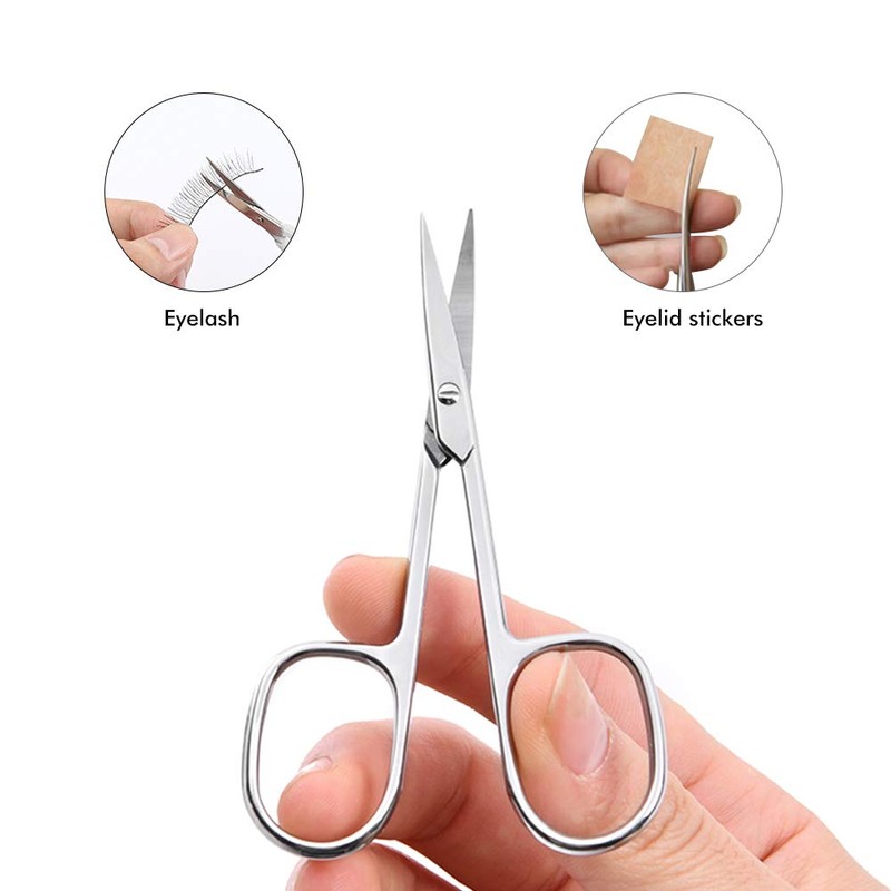 JARVISTAR Professional Nail Scissors, Cuticle Scissors with Sharp Curved Edge,