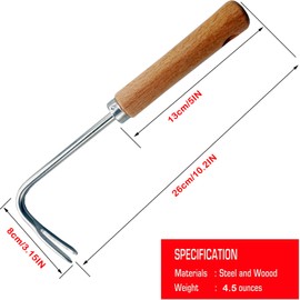 Garden Weeder Heavy Duty Compact V Shape Weeder with Handle (V Type/Short Handle)