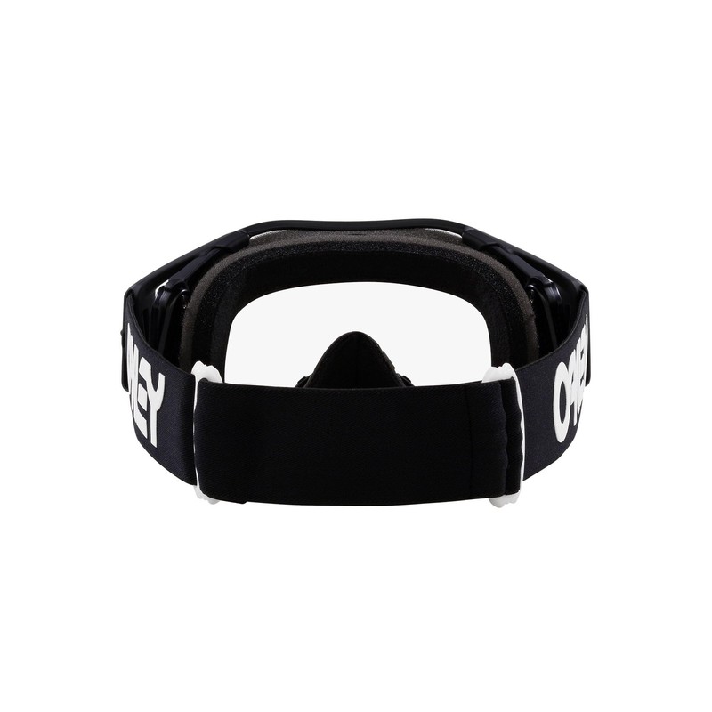 Oakley Airbrake MX Goggles, Black White B1B w Clear