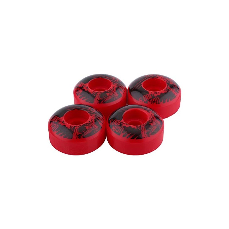 EBTOOLS. 4pcs Skateboard Wheels, PU Soft Wheels, Skateboard, Double Rocker