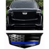 American Black Flag Aluminum Metal Overlay Front Emblem for Escalade