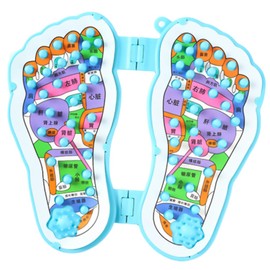 KOMBIUDA Foot Massage Acupressure Mat High Elasticity for Blood Circulation and Fatigue Relief Portable Foot Health Care Pad for Home and Office Use Rectangle