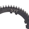 RC Gearbox Gear Black Smooth Rolling Increase Speed 57T Steel