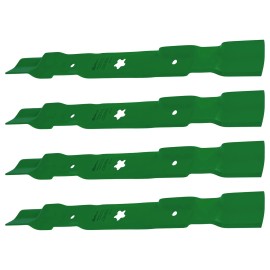 Caltric 21 inch x 5 Point Star 42" Deck Mulching Blade For Craftsman Husqvarna Poulan