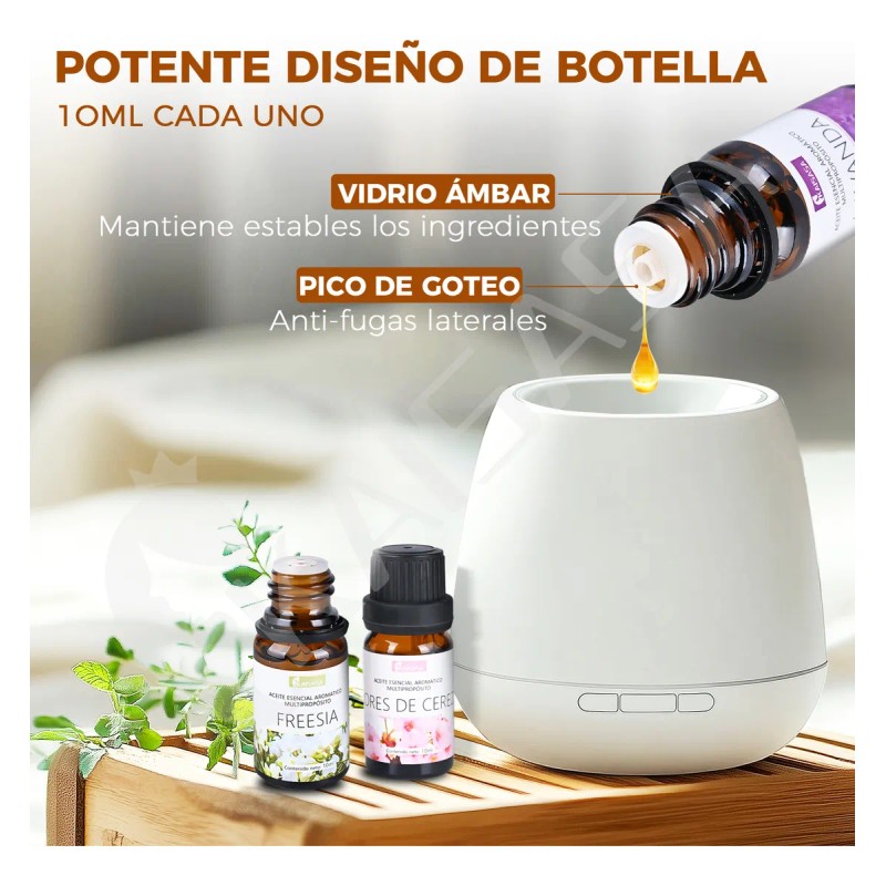 Kaisasa Kit De 12 Aceites Esenciales Aromaterapia Natural