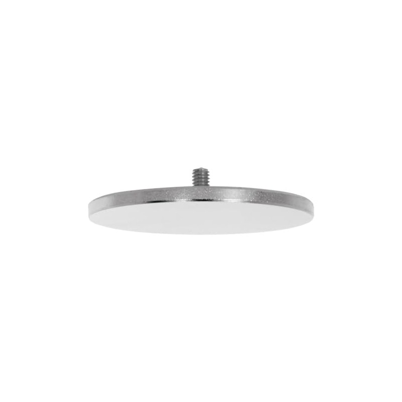 Messeinsatz D.30mm plan Stahl Gewinde M2,5 f.Messuhren